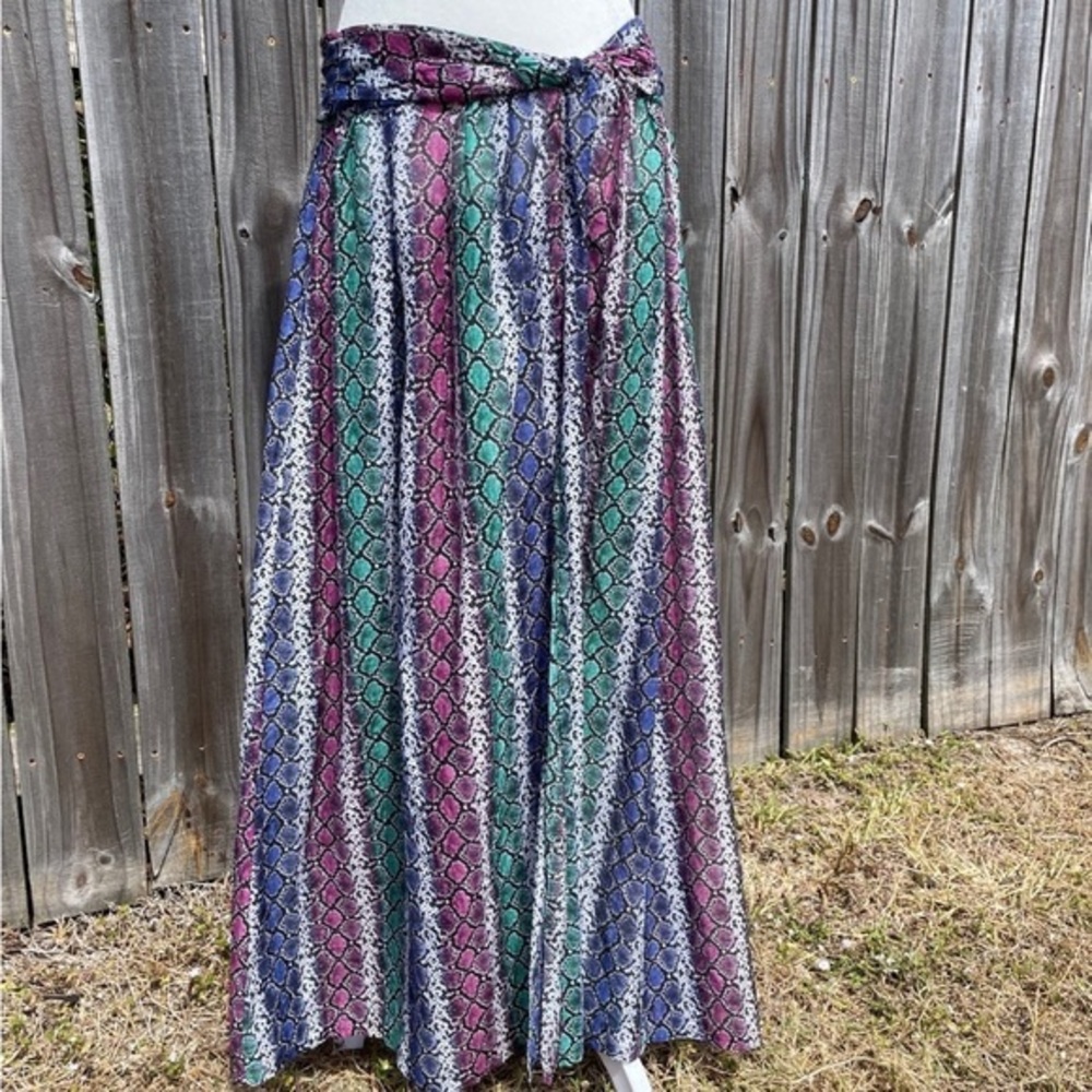 Caroline Constas Hera Cotton and Silk Skirt Coverup Small